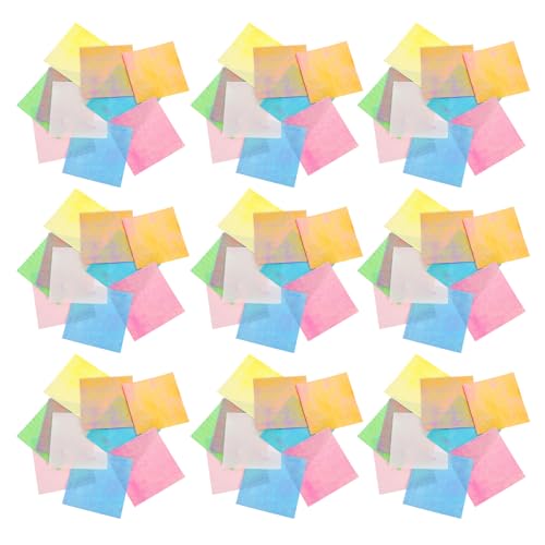 Angoily 150 Stück Glitzer Origami Papier 10 Farben Glänzend Schillernd Farbiges Papier 98 Cm Faltbares Quadratisches Blatt Für DIY Dekoration Scrapbook Kunsthandwerksprojekt von Angoily