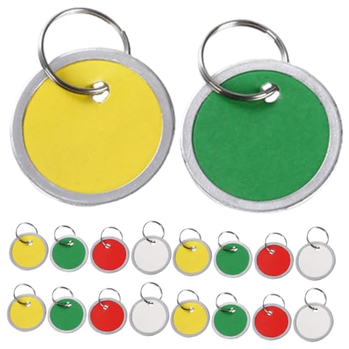 Angoily 150 Stück Leeres Etikettenetikett Schild Stichworte Schlüssel Kofferanhänger Gepäck Taschenanhänger Reisen Praktische Etiketten-tags Koffer -kenner -tag Etiketten -tags Aluminium von Angoily