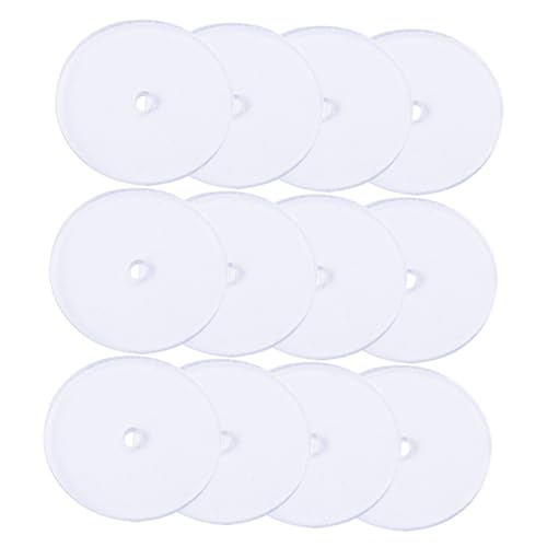 Angoily 150 Stück Ohrstecker Verschluss Pads Transparent Ohrstecker Rückseiten Weich Schmerzfrei Ohrläppchen Stützflicken für DIY Handmade Ohrringe Zubehör von Angoily