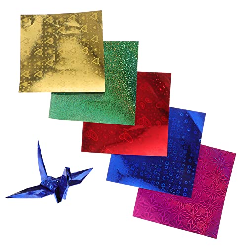 Angoily 150 Stück Origami-Papierkranich quadratisches Origami-Faltpapier dekoratives Origami-Papier Origami-Papiere zum Basteln Origami-Kits Origamipapier zum Basteln Origami -Papiere von Angoily