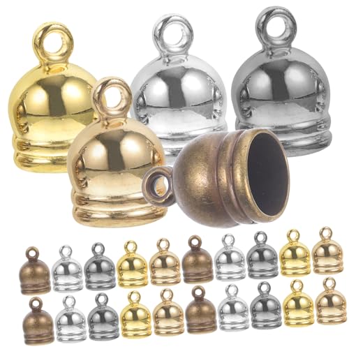 Angoily 150 Stück Teiliges Endkappen für DIY Schmuckherstellung Austauschbare Kordelenden Langlebige Schmuckverschlusskappen für Armbänder Halsketten Ohrringe für Bastelprojekte Angoily 150 Stück Teiliges Endkappen für DIY Schmuckherstellung Austauschbare Kordelenden Langlebige Schmuckverschlusskappen für Armbänder Halsketten Ohrringe für Bastelprojekte von Angoily