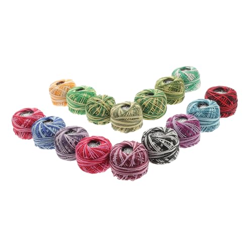 Angoily 16 Rollen Teiliges Stickgarn Set Bunte Baumwoll Stickfäden Langlebig und Umweltfreundlich für Kreuzstich DIY Handarbeit Geschenkherstellung Bastelbedarf für Anfänger Angoily 16 Rollen Teiliges Stickgarn Set Bunte Baumwoll Stickfäden Langlebig und Umweltfreundlich für Kreuzstich DIY Handarbeit Geschenkherstellung Bastelbedarf für Anfänger von Angoily