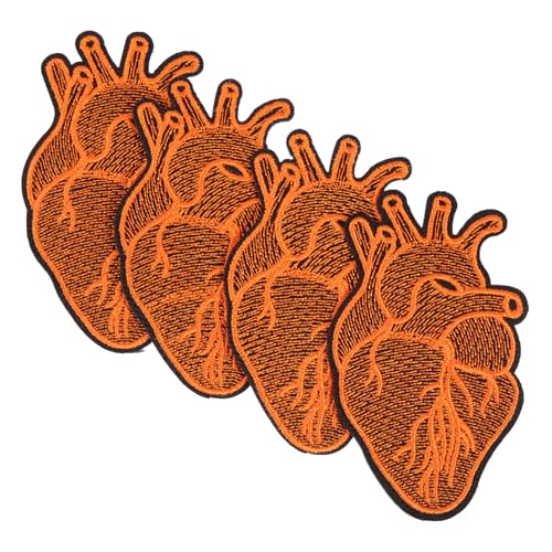 Angoily 16 Stk. Teiliges Bestickte Aufnäher mit Kreativem Schädel Herz Strapazierfähige Abnehmbare Bügel Patches für Jacken Westen Rucksäcke und DIY Kleidung von Angoily