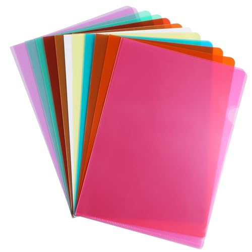 Angoily 16 Stück A4 transparenter L-förmiger Ordner aktenmappe dokumentenmappe organisieren dokumententaschen quittungen Schutz Lagerung mit Dateiordner löschen Ich gebe Ordner ein Plastik Angoily 16 Stück A4 transparenter L-förmiger Ordner aktenmappe dokumentenmappe organisieren dokumententaschen quittungen Schutz Lagerung mit Dateiordner löschen Ich gebe Ordner ein Plastik von Angoily