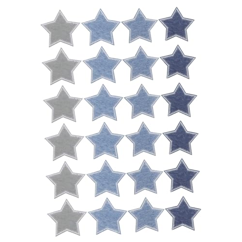Angoily 16 Stück Denim Stickerei Aufnäher Stern Aufnäher Bestickte Bügelflicken Applikation Bestickter Stern Bügelflicken Stickerei Fünfzackige Angoily 16 Stück Denim Stickerei Aufnäher Stern Aufnäher Bestickte Bügelflicken Applikation Bestickter Stern Bügelflicken Stickerei Fünfzackige von Angoily