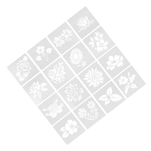Angoily 16 Stück Handgezeichnete Blumenvorlage Handwerk Wand Wände Zeichnungsvorlage DIY Bastelschablone Schablonen für Sprühmalerei große Schablonen zum Malen auf Holz das Haustier Weiß Angoily 16 Stück Handgezeichnete Blumenvorlage Handwerk Wand Wände Zeichnungsvorlage DIY Bastelschablone Schablonen für Sprühmalerei große Schablonen zum Malen auf Holz das Haustier Weiß von Angoily