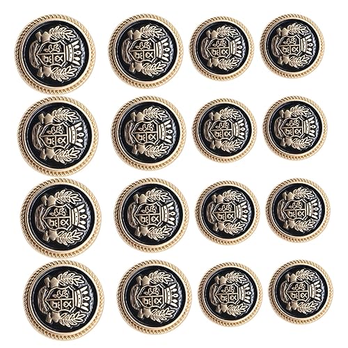 Angoily 16 Stück Taste Mit Metallknopf Tasten Bastelknöpfe Runder Zierknopf Weißer Knopf Anzugknopf Nähen Sortierte Knöpfe Bronzeknöpfe Dekorativ Retro -knopf Legierung Black Angoily 16 Stück Taste Mit Metallknopf Tasten Bastelknöpfe Runder Zierknopf Weißer Knopf Anzugknopf Nähen Sortierte Knöpfe Bronzeknöpfe Dekorativ Retro -knopf Legierung Black von Angoily