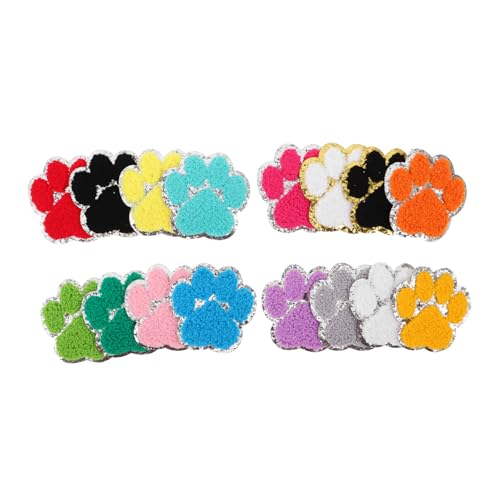 Angoily 16 Stück Teiliges Applikations-patches mit Pfotenabdruck Bügelbare Chenille Stickerei für Kleidung Taschen Hüte Vielseitige DIY Reparatur und Verzierung für Haustierliebhaber Angoily 16 Stück Teiliges Applikations-patches mit Pfotenabdruck Bügelbare Chenille Stickerei für Kleidung Taschen Hüte Vielseitige DIY Reparatur und Verzierung für Haustierliebhaber von Angoily