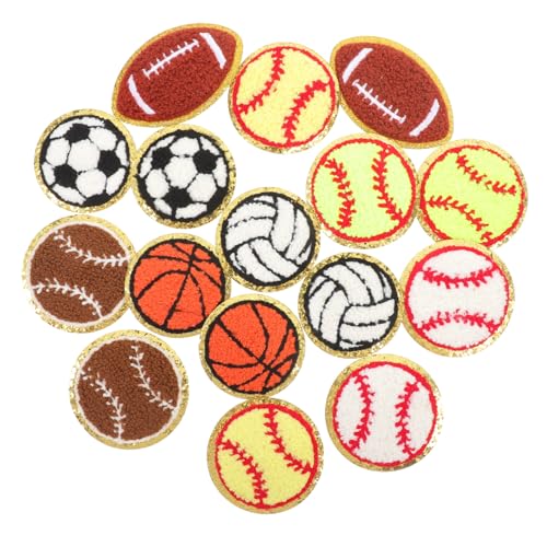 Angoily 16 Stück Teiliges Bestickte Patches zum Aufbügeln und Annähen Dekorative Kleidung und Rucksack Applikationen Langlebige Stickerei für Jacken Hüte Jeans und DIY Zubehör Angoily 16 Stück Teiliges Bestickte Patches zum Aufbügeln und Annähen Dekorative Kleidung und Rucksack Applikationen Langlebige Stickerei für Jacken Hüte Jeans und DIY Zubehör von Angoily