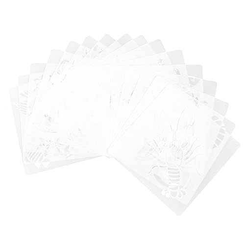 Angoily 16 Stück Teiliges Diy Schablonenset für Meeresorganismen Wiederverwendbare Malvorlagen für Kreative Wandgestaltungen und Kunstprojekte für Erwachsene Angoily 16 Stück Teiliges Diy Schablonenset für Meeresorganismen Wiederverwendbare Malvorlagen für Kreative Wandgestaltungen und Kunstprojekte für Erwachsene von Angoily