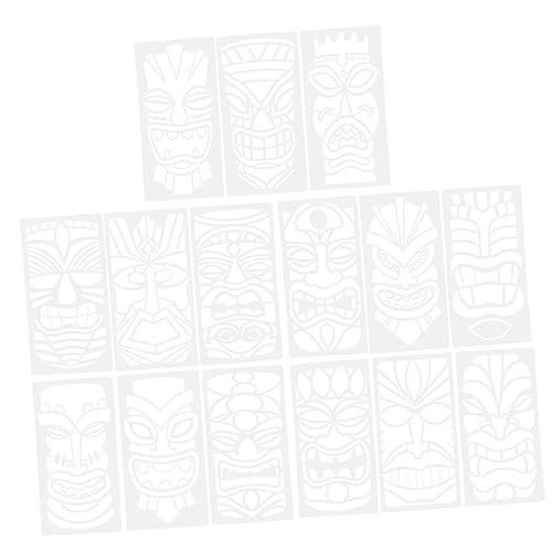 Angoily 16 Stück Teiliges Diy Wandmalerei Schablonen Kreative Art Stencil Vorlage für Wiederverwendbar zum Sprühen und Zeichnen Wänden Stoffen und Karten Angoily 16 Stück Teiliges Diy Wandmalerei Schablonen Kreative Art Stencil Vorlage für Wiederverwendbar zum Sprühen und Zeichnen Wänden Stoffen und Karten von Angoily