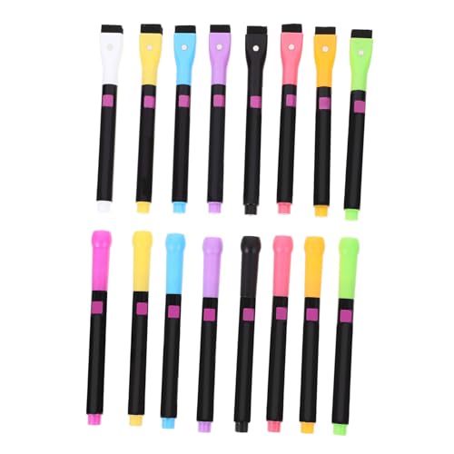 Angoily 16 Stück Teiliges LED Lichttafel Marker Abwischbare Kreidemarker mit Farben und Schwarzen Rundspitzen Leichte Tragbare Flüssigkreidestifte für Tafel Glas und DIY Kunst Angoily 16 Stück Teiliges LED Lichttafel Marker Abwischbare Kreidemarker mit Farben und Schwarzen Rundspitzen Leichte Tragbare Flüssigkreidestifte für Tafel Glas und DIY Kunst von Angoily
