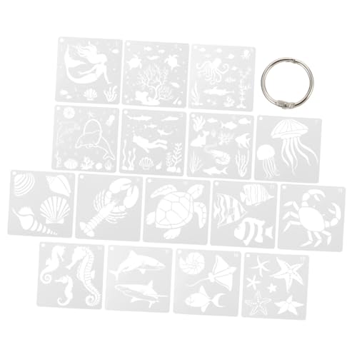 Angoily 16 Stück Teiliges Meerestier Schablonen Große DIY Wandmalerei Schablonen Vorlage Wiederverwendbar für Tür Dekoration Scrapbooking und Heimgestaltung Vielseitiges Bastel Zubehör Angoily 16 Stück Teiliges Meerestier Schablonen Große DIY Wandmalerei Schablonen Vorlage Wiederverwendbar für Tür Dekoration Scrapbooking und Heimgestaltung Vielseitiges Bastel Zubehör von Angoily