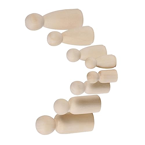 Angoily 16 Stück Teiliges Unbemalter Holzfiguren für Diy Puppen zum Bemalen Kreative Holzpuppen für Bastelprojekte für Familienaktivitäten und Kreative Gestaltung Angoily 16 Stück Teiliges Unbemalter Holzfiguren für Diy Puppen zum Bemalen Kreative Holzpuppen für Bastelprojekte für Familienaktivitäten und Kreative Gestaltung von Angoily