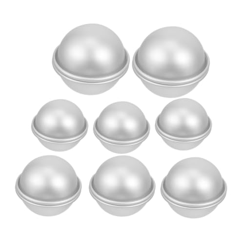 Angoily 16 Stück Teiliges formen Aluminiumlegierung Multifunktionale DIY Seifen Badebomben formen Praktische und Langlebige Metall backform für Einfache Herstellung von Angoily