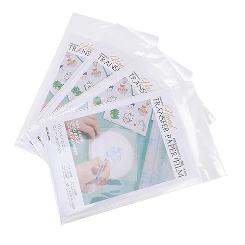 Angoily 16 Stück Transferpapier Wasserlösliche Folie Stickerei Wasserlöslicher Kleber Wasserlösliches Stickpapier Pauspapier Stickpapier Stoffvlies Transparent Angoily 16 Stück Transferpapier Wasserlösliche Folie Stickerei Wasserlöslicher Kleber Wasserlösliches Stickpapier Pauspapier Stickpapier Stoffvlies Transparent von Angoily