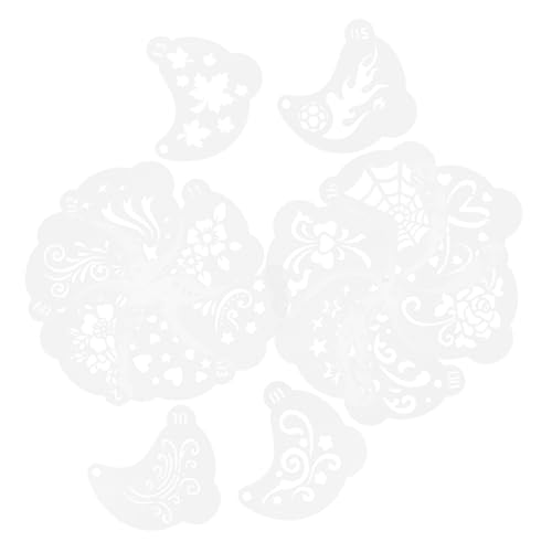 Angoily 16 Stück Wandmalerei Vorlage Halloween Schablone Rosa Vorlage für Gesichtsbemalung Gesichtsbemalungsvorlagen Schminkvorlage Malvorlagen aus Kunststoff das Haustier Weiß Angoily 16 Stück Wandmalerei Vorlage Halloween Schablone Rosa Vorlage für Gesichtsbemalung Gesichtsbemalungsvorlagen Schminkvorlage Malvorlagen aus Kunststoff das Haustier Weiß von Angoily