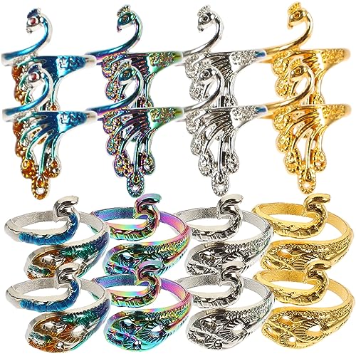 Angoily 16 Teiliger Ringschmuck Garn Zum Häkeln Stricken Häkelringe Zum Häkeln Stichringe Häkelschlaufenring Anfänger Wickler Werkzeug Garnführungsringe Haushalts Flechtring von Angoily