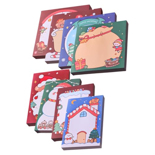 Angoily 16 Teiliges Niedlicher Weihnachts Notizblöcke mit Kreativen Motiven Selbstklebend Vielseitig Einsetzbar für Schule Büro und Geschenke Praktische Memo Pads für Alltag und Angoily 16 Teiliges Niedlicher Weihnachts Notizblöcke mit Kreativen Motiven Selbstklebend Vielseitig Einsetzbar für Schule Büro und Geschenke Praktische Memo Pads für Alltag und von Angoily
