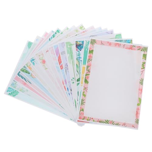 Angoily 160 Stück Briefpapier mit Floralem Schreibpapier mit Verschiedenen Mustern für Dankesbriefe Gedichte und Notizen für von Angoily