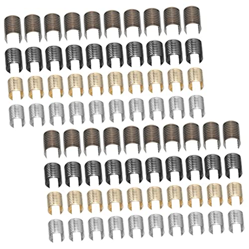 Angoily 160 Stück Taschen-quastenschwanz-clip Schlüssel Schmuck Schwelle Tipps Crimpen Kabel Für Schulterholster Seilclips Aus Leder Öffnungscrimp Lederschnurclip Seilbefestigung Eisen Angoily 160 Stück Taschen-quastenschwanz-clip Schlüssel Schmuck Schwelle Tipps Crimpen Kabel Für Schulterholster Seilclips Aus Leder Öffnungscrimp Lederschnurclip Seilbefestigung Eisen von Angoily