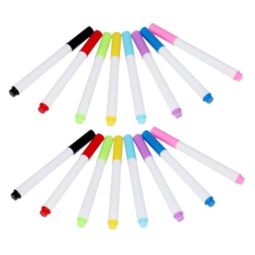 Angoily 16Stücke Teiliges Radierbare Whiteboard Marker für Schnelltrocknende Stifte Ergonomisch Gestaltet für Kreative Kunstprojekte für Verschiedene Angoily 16Stücke Teiliges Radierbare Whiteboard Marker für Schnelltrocknende Stifte Ergonomisch Gestaltet für Kreative Kunstprojekte für Verschiedene von Angoily