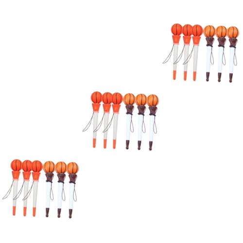 Angoily 18 Stck. Basketball Kugelschreiber mit Ergonomischem Design Langlebig und Bunte Schreibstifte für Schule Büro und Junge Mädchen Ästhetisches Sport Bürozubehör Angoily 18 Stck. Basketball Kugelschreiber mit Ergonomischem Design Langlebig und Bunte Schreibstifte für Schule Büro und Junge Mädchen Ästhetisches Sport Bürozubehör von Angoily