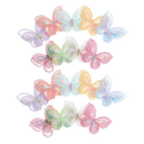 Angoily 18 Stück Applikationen Zum Aufnähen Auf Taschen Organza Schichten Zum Aufbügeln Von Schuhen DIY Auf Kappen Patches Bestickt Doppelter Schmetterling Dekoration Jeans Angoily 18 Stück Applikationen Zum Aufnähen Auf Taschen Organza Schichten Zum Aufbügeln Von Schuhen DIY Auf Kappen Patches Bestickt Doppelter Schmetterling Dekoration Jeans von Angoily