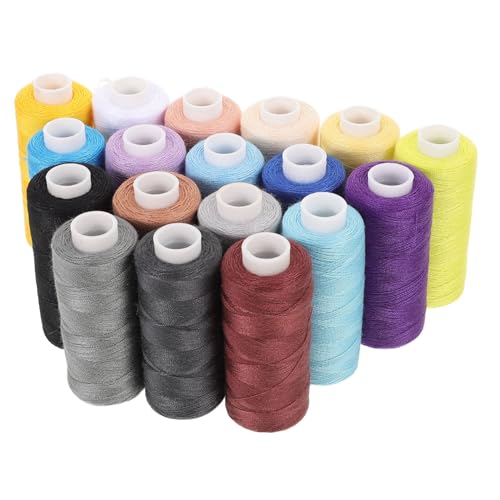 Angoily 18 Stück Polyester Nähfäden für Hand und Maschinenstich Vielseitige Farben für Diy Projekte und Reparaturen für Anfänger und Profis Angoily 18 Stück Polyester Nähfäden für Hand und Maschinenstich Vielseitige Farben für Diy Projekte und Reparaturen für Anfänger und Profis von Angoily