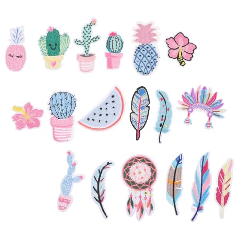 Angoily 18 Stück Teiliges Set Gestickte Patches für Kleidung Taschen und Jeans Diy Dekoration und Reparatur von Löchern Einfach Anzubringen Vielseitig Einsetzbar Angoily 18 Stück Teiliges Set Gestickte Patches für Kleidung Taschen und Jeans Diy Dekoration und Reparatur von Löchern Einfach Anzubringen Vielseitig Einsetzbar von Angoily