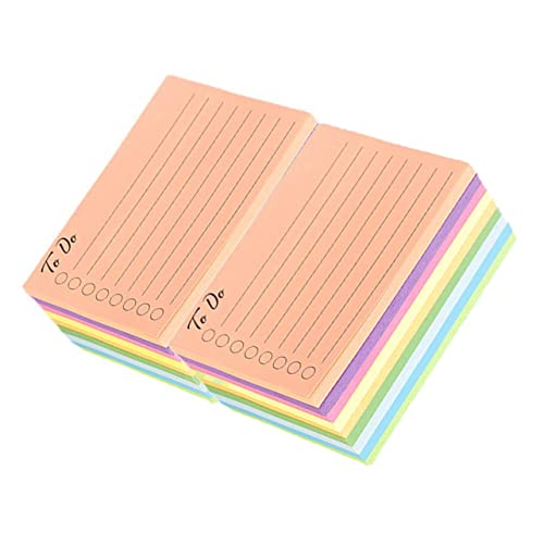 Angoily 18 Stück farbige Haftnotizen nützlicher Memo-Sticker Aufkleber linierte Karteikarten leer büromaterial bürozubehör klebrige Memo-Papiere Schüler-Notizblöcke fluoreszierendes Papier Angoily 18 Stück farbige Haftnotizen nützlicher Memo-Sticker Aufkleber linierte Karteikarten leer büromaterial bürozubehör klebrige Memo-Papiere Schüler-Notizblöcke fluoreszierendes Papier von Angoily