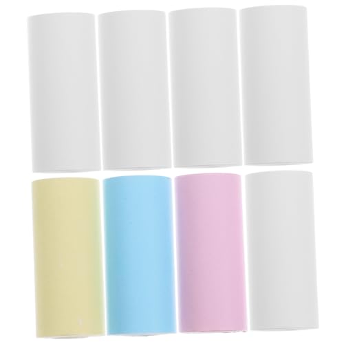 Angoily 18Rollen Thermopapier für Taschendrucker Selbstklebendes und Bedruckbares Aufkleberpapier für Sofortbildkameras und Kinderkameras und Vielseitig Einsetzbar von Angoily