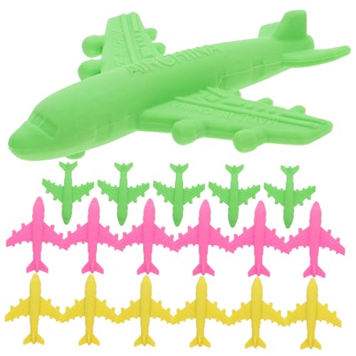 Angoily 18Stücke Flugzeug Radiergummis Cartoon Design Schulbedarf Kreative Für Radiergummis Flugzeugform Perfektes Mitgebsel Für Partys Und Schulanfang von Angoily