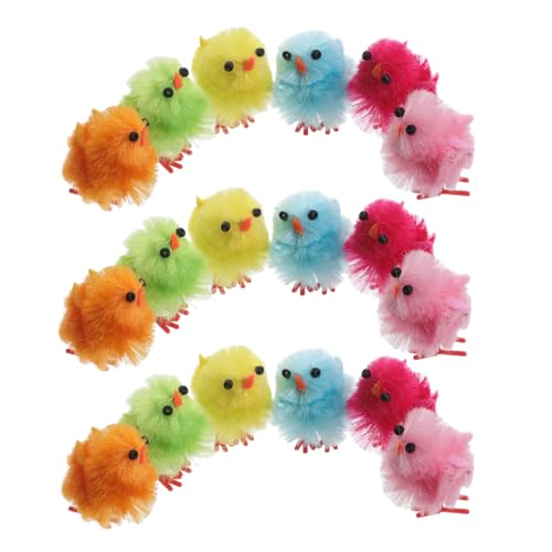 Angoily 18pcs Flauschige Mini Chicks Osterküken Plüsch Osterfeier Liefert Klassenzimmer Spielzeug Mini -Figuren Osterküken Figur DIY Supply Angoily 18pcs Flauschige Mini Chicks Osterküken Plüsch Osterfeier Liefert Klassenzimmer Spielzeug Mini -Figuren Osterküken Figur DIY Supply von Angoily