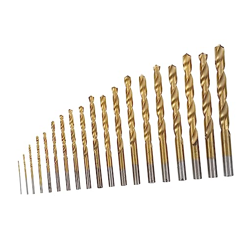 Angoily 19 Stk. Bohrer-set Twist Drehungen Schaft Bohrerbits Für Stahl Bohrbits Drill Bit Kit Bohrer Aus Stahl Bohrerbits Für Edelstahl Bohrer-kit Schwarz Hochgeschwindigkeitsstahl Angoily 19 Stk. Bohrer-set Twist Drehungen Schaft Bohrerbits Für Stahl Bohrbits Drill Bit Kit Bohrer Aus Stahl Bohrerbits Für Edelstahl Bohrer-kit Schwarz Hochgeschwindigkeitsstahl von Angoily