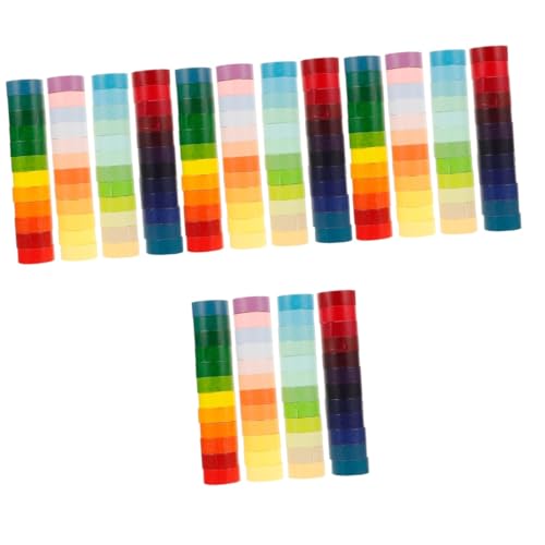 Angoily 192 Rollen Bunte Washi Tapes Multifunktionale Klebebänder für Scrapbooking Journaling Diy Projekte Vielseitig Einsetzbar für Kreative Bastelarbeiten von Angoily
