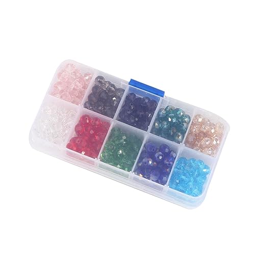 Angoily 1Packung Glasperlen für DIY Schmuckherstellung ca Praktischer Aufbewahrungsbox für Armbänder Halsketten und Bastelprojekte und Korrosionsbeständig Angoily 1Packung Glasperlen für DIY Schmuckherstellung ca Praktischer Aufbewahrungsbox für Armbänder Halsketten und Bastelprojekte und Korrosionsbeständig von Angoily
