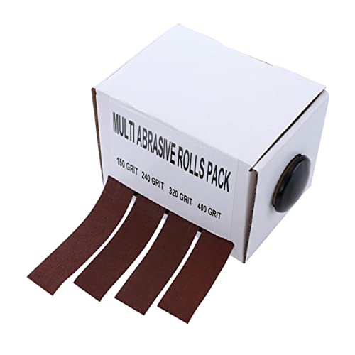 Angoily 1Pc Rolle Gürtelkiste Tuch Schleifpapier grob Streugut Bußgeld Streifen Schleifen Sandpapierband Spektrum-Schleifpapier Aluminiumoxid -Sandpapier Mini -Schleifbänder Sandtuch Angoily 1Pc Rolle Gürtelkiste Tuch Schleifpapier grob Streugut Bußgeld Streifen Schleifen Sandpapierband Spektrum-Schleifpapier Aluminiumoxid -Sandpapier Mini -Schleifbänder Sandtuch von Angoily