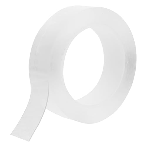 Angoily 1Rolle Abwaschbares Doppelseitiges Nano Klebeband Transparentes Hochleistungs Klebeband Für Wandmontage Für Dekoration Und Befestigungen von Angoily
