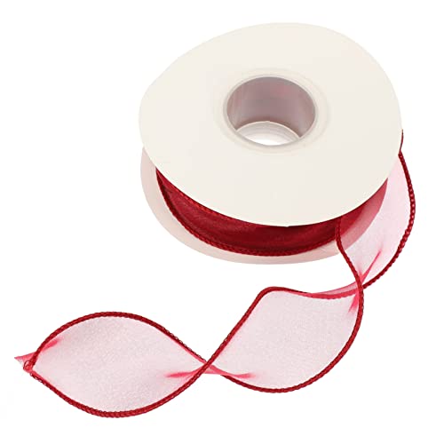 Angoily 1Rolle Breites Geschenkband Tüll Mit Wellenkante Weinrot Für DIY Blumenarrangements Hochzeiten Geschenkverpackungen Und Dekorationen Angoily 1Rolle Breites Geschenkband Tüll Mit Wellenkante Weinrot Für DIY Blumenarrangements Hochzeiten Geschenkverpackungen Und Dekorationen von Angoily