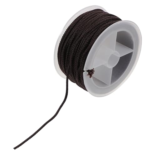 Angoily 1Rolle DIY Schmuckdraht für Handwerksprojekte Hochwertige Perlenschnur Kaffeebraun für Halsketten Armbänder und Bastelarbeiten Angoily 1Rolle DIY Schmuckdraht für Handwerksprojekte Hochwertige Perlenschnur Kaffeebraun für Halsketten Armbänder und Bastelarbeiten von Angoily
