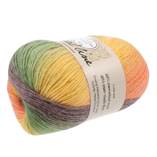 Angoily 1Rolle DIY Strickzubehör für Decken Schals Hüte Weiches Langlebiges Garn für Handarbeiten Anfänger und Profis Angoily 1Rolle DIY Strickzubehör für Decken Schals Hüte Weiches Langlebiges Garn für Handarbeiten Anfänger und Profis von Angoily