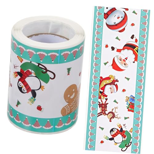 Angoily 1Rolle Dekorativer Weihnachtsrandaufkleber Für Entzückendes Randpapier Für Pinnwände Für Festzubehör Und Kreative Classroom Dekoration von Angoily