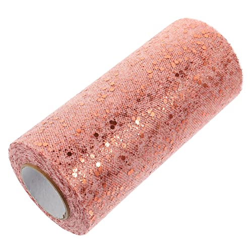 Angoily 1Rolle Dekoratives Band Mit Pailletten Roségold Für Hochzeiten Partys Und Geschenkwickelungen Elegantes Tüllband Für Ideen Angoily 1Rolle Dekoratives Band Mit Pailletten Roségold Für Hochzeiten Partys Und Geschenkwickelungen Elegantes Tüllband Für Ideen von Angoily