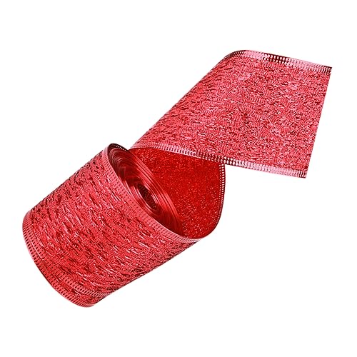 Angoily 1Rolle Dekoratives Weihnachtsthema Band mit Goldenem Rand Breit Geschenkband für DIY Projekte und Festliche Dekorationen Langlebigem Angoily 1Rolle Dekoratives Weihnachtsthema Band mit Goldenem Rand Breit Geschenkband für DIY Projekte und Festliche Dekorationen Langlebigem von Angoily