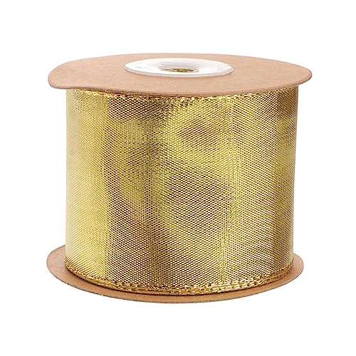 Angoily 1Rolle Festliches Geschenkband Goldene Satinband Für DIY Blumensträuße Verpackung Und Dekoration Von Geschenken Hochzeit Und Party Angoily 1Rolle Festliches Geschenkband Goldene Satinband Für DIY Blumensträuße Verpackung Und Dekoration Von Geschenken Hochzeit Und Party von Angoily