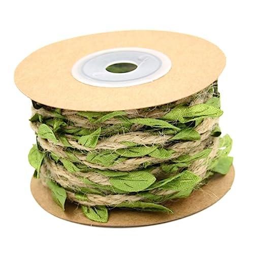 Angoily 1Rolle Grüne Geflochtene Bandrolle für Geschenkverpackung und DIY Bastelprojekte für Garten und Home Decor von Angoily