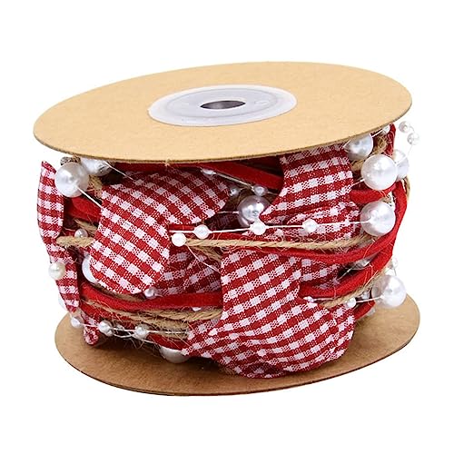 Angoily 1Rolle Herzförmiges Perlen Kettenband Für DIY Blumenstrauß Wickelungen Dekoratives Farbband Für Hochzeiten Valentinstag Und Bastelprojekte Angoily 1Rolle Herzförmiges Perlen Kettenband Für DIY Blumenstrauß Wickelungen Dekoratives Farbband Für Hochzeiten Valentinstag Und Bastelprojekte von Angoily