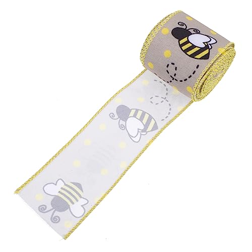 Angoily 1Rolle Honig Bienenband Dekoratives Geschenkband Hochwertigem für DIY Geschenkverpackung und Projekte Angoily 1Rolle Honig Bienenband Dekoratives Geschenkband Hochwertigem für DIY Geschenkverpackung und Projekte von Angoily