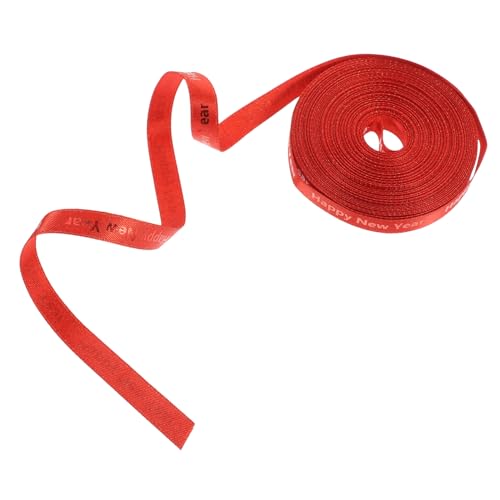 Angoily 1Rolle Neujahrs Geschenkband Bunten Farben Yards Verschleißfestes Band Für Verpackungen Wreath Making Und Feiertagsdekorationen Angoily 1Rolle Neujahrs Geschenkband Bunten Farben Yards Verschleißfestes Band Für Verpackungen Wreath Making Und Feiertagsdekorationen von Angoily